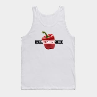 Vegan Movement Capsicum Pepper Tank Top